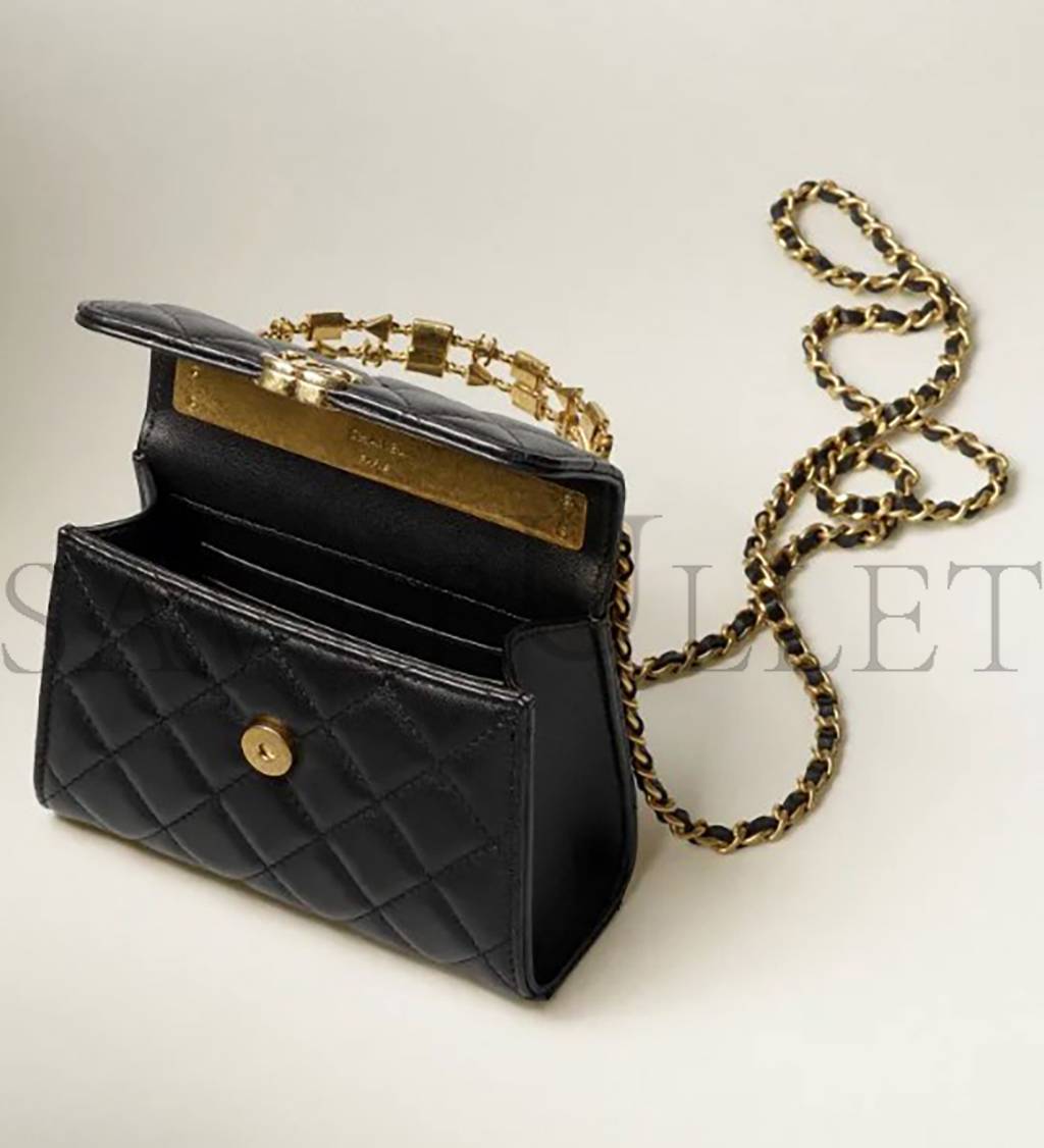 Ch*el clutch with chainc hanel ap2945 b08842 94305 (14.5*11.5*5.5cm)